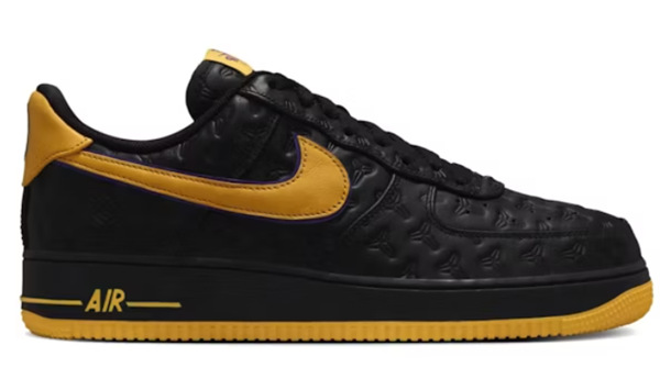 Men's Air Force 1 Black Low Shoes 0369